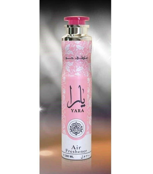 Lattafa Yara Air Freshener 300ml | Long Lasting Floral Sweet Home & Car Spray