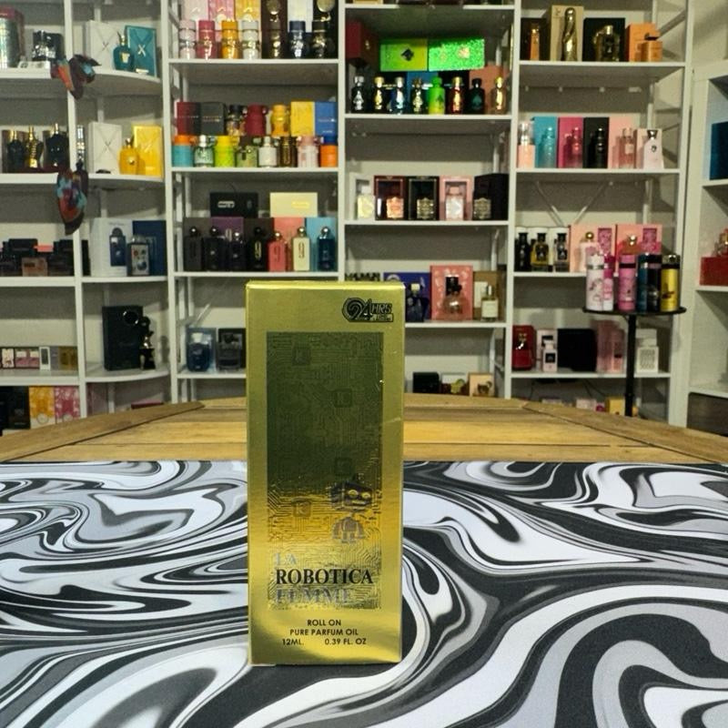 Oil (24 HOURS) LONG LASTING (Pack of 5) Sauvage, One Billionaire, Robotica Femme, Glam Girl, La Vida Bella – 12ml-Based Fragrance Rollerball | Travel Friendly