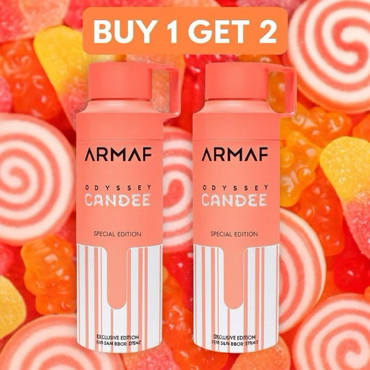 ODYSSEY CANDEE BODY SPRAY – SPECIAL EDITION (Pack of 2) Cologne Perfume Cinnamon Scent