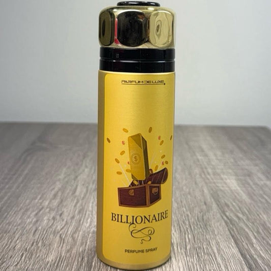 My Perfume Deluxe | Body Spray 6 Pack  Women’s & men’s Fragrance | Glow in Rome | Billionaire | Rome Pour Homme | Pink Crystal | Mon Cherie | Heroes