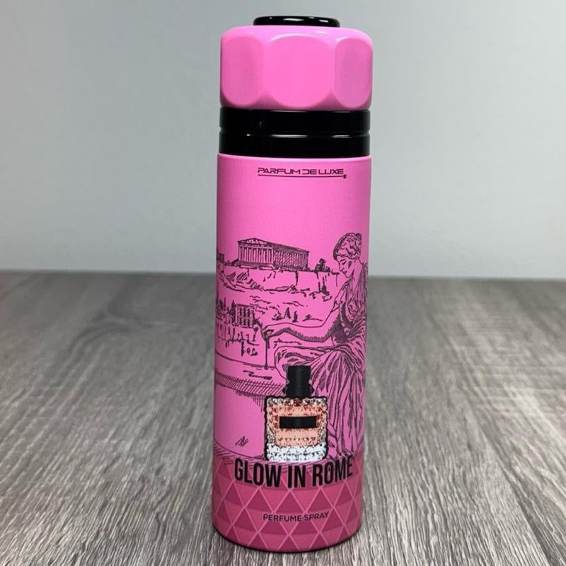 My Perfume Deluxe | Body Spray 6 Pack  Women’s & men’s Fragrance | Glow in Rome | Billionaire | Rome Pour Homme | Pink Crystal | Mon Cherie | Heroes