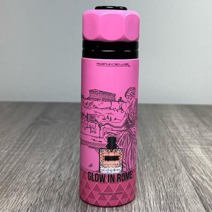 My Perfume Deluxe | Body Spray 6 Pack  Women’s & men’s Fragrance | Glow in Rome | Billionaire | Rome Pour Homme | Pink Crystal | Mon Cherie | Heroes