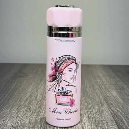 My Perfume Deluxe | Body Spray 6 Pack  Women’s & men’s Fragrance | Glow in Rome | Billionaire | Rome Pour Homme | Pink Crystal | Mon Cherie | Heroes